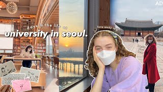 Cosy Day in the Life of a Uni Student in Seoul  i love learning!! | ad