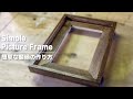 【DIY】簡単な額縁の作り方 ／How to make a simple picture frame