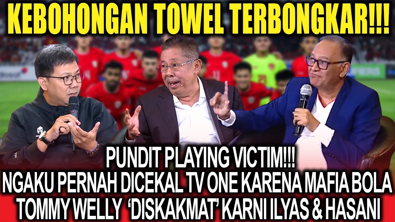 Kebohongan Towel Terbongkar❗Ngaku Pernah Dicekal TV One, Tommy Welly 'Diskakmat' Karni Ilyas-Hasani