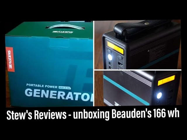 BEAUDENS Générateur Solaire Portable 166W(200W Pic) Generateur