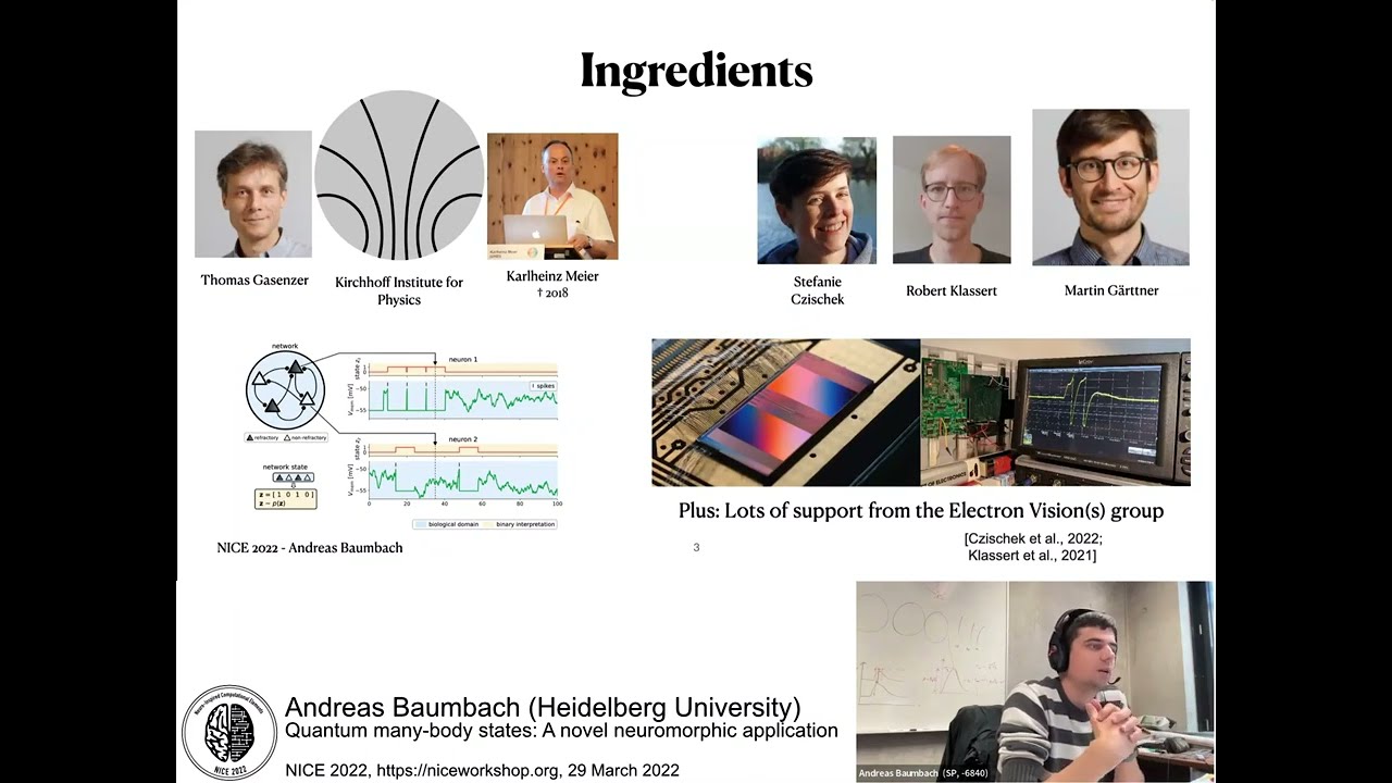 Quantum many-body states: A novel neuromorphic application | Andreas Baumbach | 2022