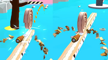 Spiral Roll ​​​​- All Levels Gameplay Walkthrough - Android or IOS Mobile Game | Gameplay Part 4