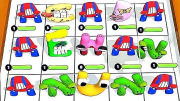 Alphabet Combine : Merge Master - Walkthrough Part 8 Levels 81-82 Hard Level - Android Gameplay