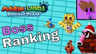 Ranking the Bosses from Mario and Luigi Dream Team