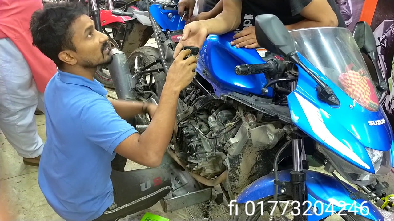 GSX R150 start Rpm down problem and solution 💯 Suzuki GSX R150 Fi ...