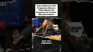 Famous Tems Speaks On Rumors Of Being Pregnant by Future #shorts #tems #future #drake #thebreakfastclub Net Worth
