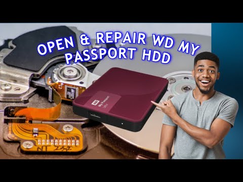 WD My Passport || How To Open And Repair WD My Passport HDD || How to Disassemble WD External HDD