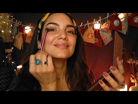 ASMR JE ME MAQUILLE AVEC VOUS * Calendrier de l'avent #4 