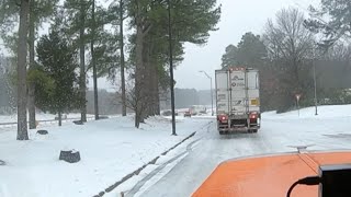 #711 Icy Roads Ahead The Life of an Owner Operator Flatbed Truck Driver