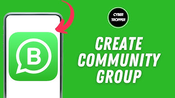 How to Create COMMUNITY GROUP in WhatsApp BUSINESS?