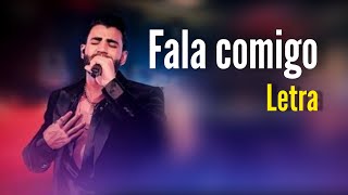 (LETRA) Gusttavo Lima - Fala comigo