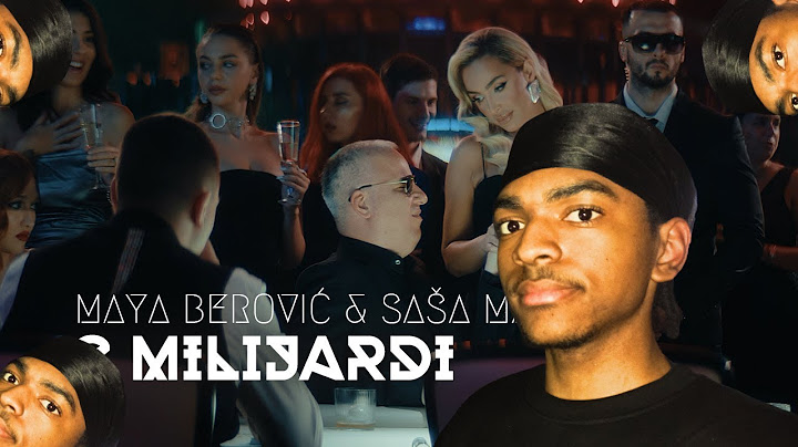 Maya Berović x Saša Matić - 8 milijardi REACTION