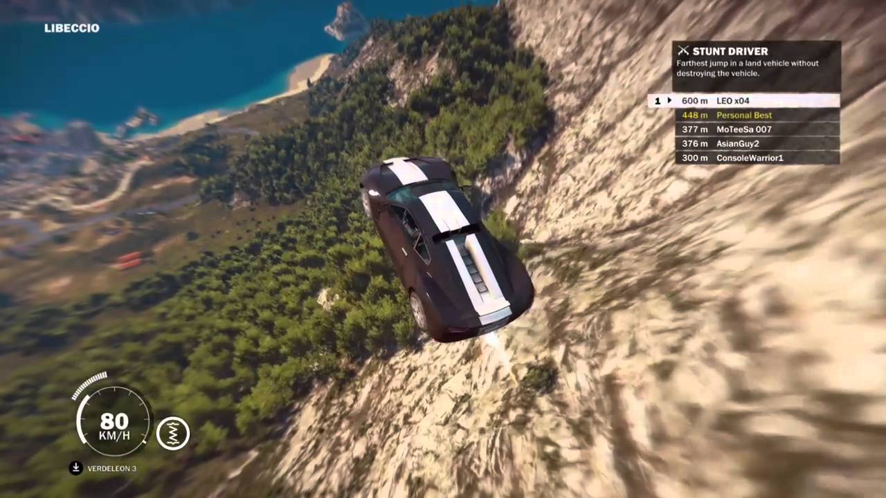 Just Cause 3 - Biggest Jumps with Fastest Cars