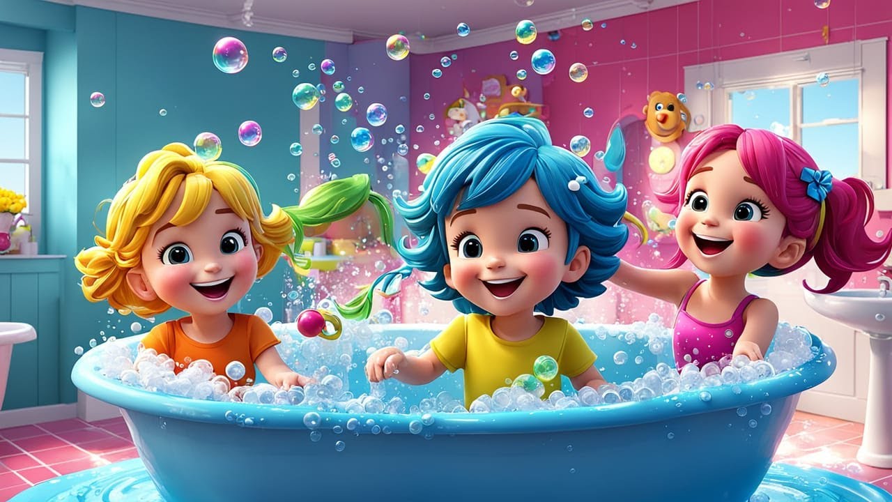 Bath Time | Nursery Rhymes for Kids | Fun Bathing Song - YouTube