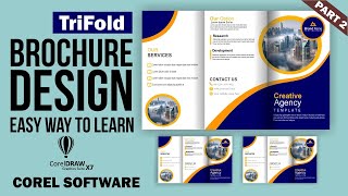 Advance Tutorial #12 To Create Trifold Brochure Design | Coreldraw | Tips&Tricks |Graphical Workout.