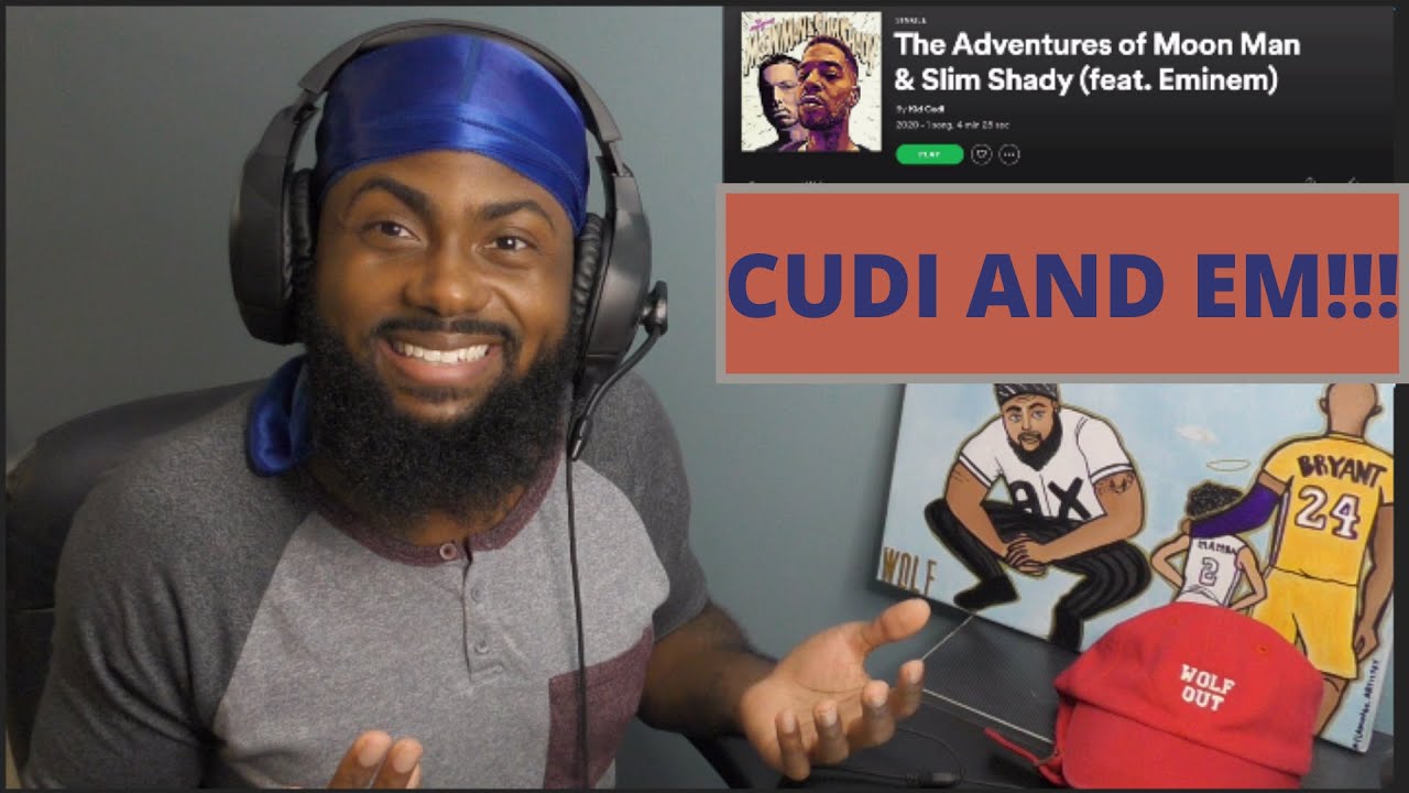 Kid Cudi - The Adventures Of Moon Man & Slim Shady ft. Eminem | BEST REACTION!!!