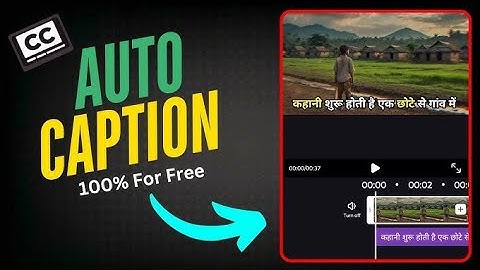 Video hindi  me auto caption generate kaise karen | how to add captions to video|how to add captions