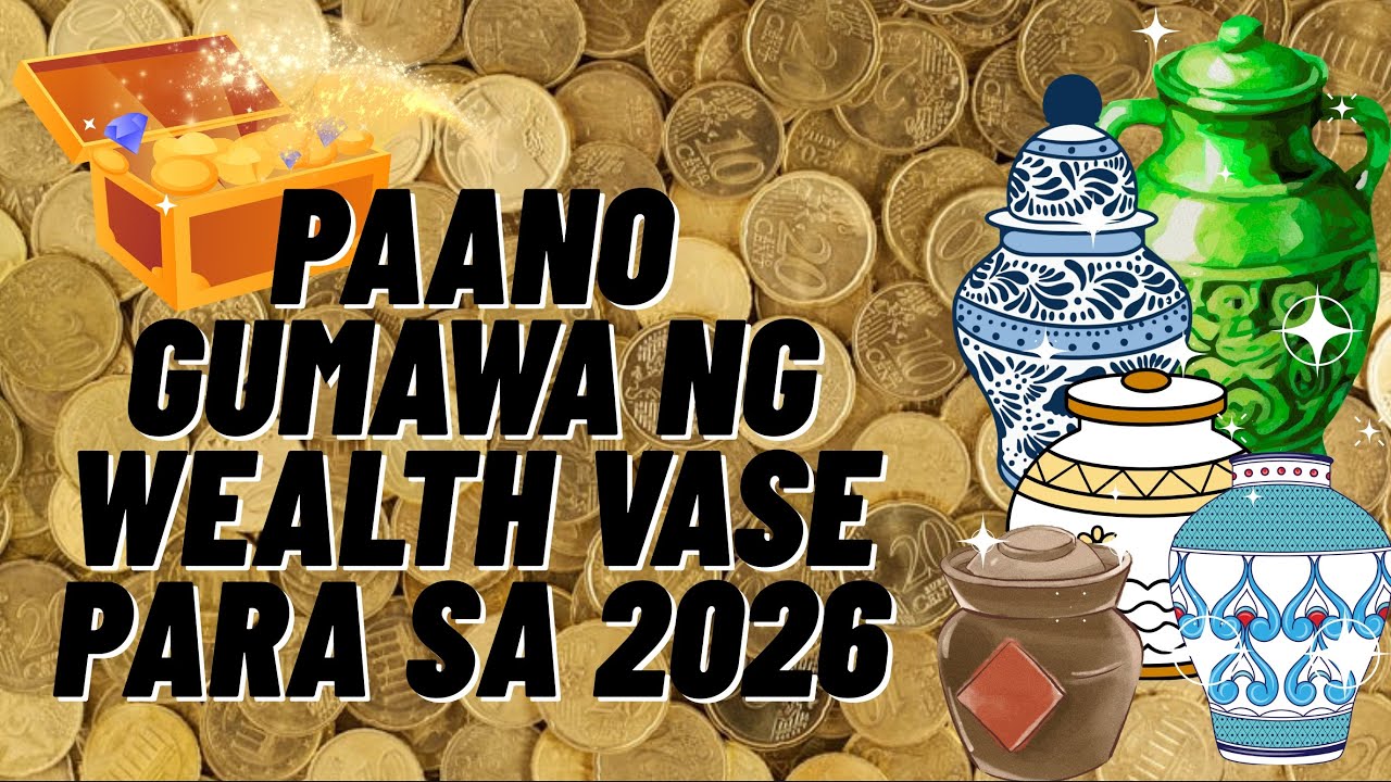 PAANO GUMAWA NG WEALTH VASE PARA SA 2026 | DIY PAMPASWERTE 