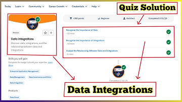 Data Integrations | Salesforce Trailhead | Quiz Solution