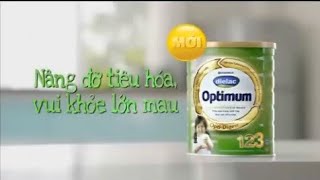 Quảng cáo Vinamilk - Sữa bột Dielac Optimum - Nâng đỡ tiêu hóa, vui khỏe lớn mau