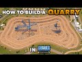 How to build a REALISTIC QUARRY in Cities: Skylines with NO MODS! [Easy Tutorial]