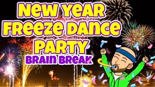 New Year Freeze Dance Party Brain Break by PE with Coach Shockley 3,033 views 1 year ago 6 minutes, 22 seconds