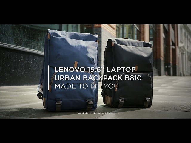 Lenovo 15.6" Laptop Urban Backpack B810 Lifestyle Video - YouTube