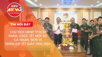 CHỦ TỊCH UBND TP.HCM THĂM, CHÚC TẾT MỘT SỐ CÁ NHÂN, ĐƠN VỊ DỊP TẾT