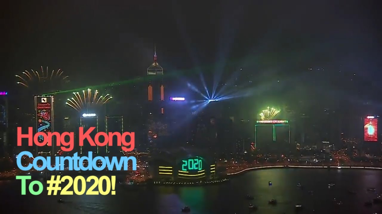 New Year's Countdown Hong Kong 2020 with enhanced version of Symphony