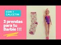 Ropa para Barbie con 1 calcetín/3 cambios y sin costuras