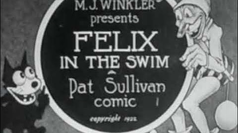 Felix the Cat E30 Felix in the Swim  (1922) HQ
