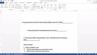 class 4 chapter 6 Formatting and printing