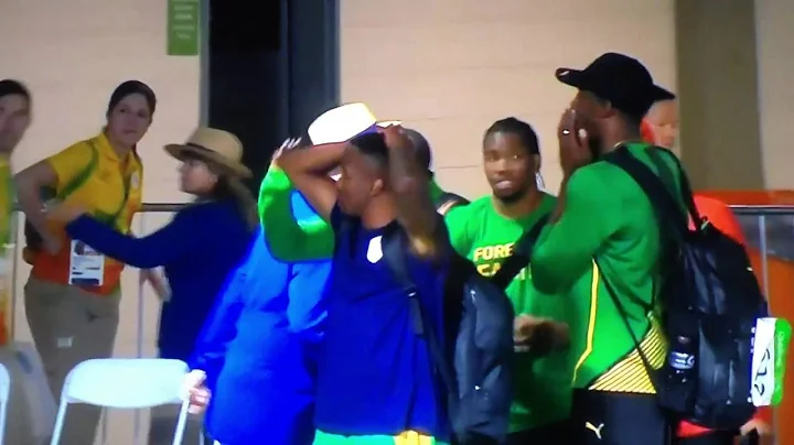 Bolt and Blake react to Wayde van Niekerk 400m WR