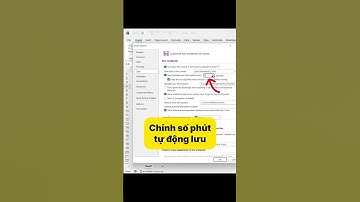 Cách cài đặt lưu tự động trong Excel #word #excel #tinhocvanphong #sachtinhocvanphong #youtubeshorts