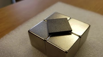 Pyrolytic Graphite Levitating on Four Magnets