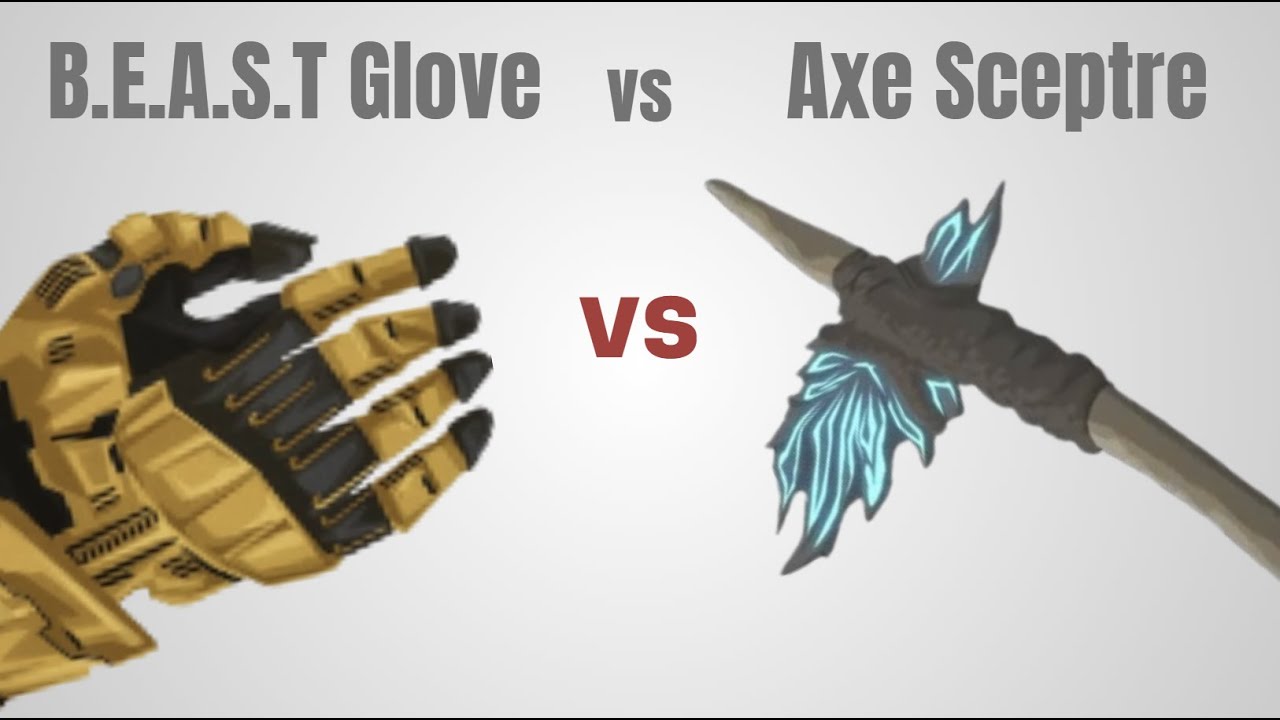 Kong's battle axe vs Beast G.L.O.V.E | Weapon analysis
