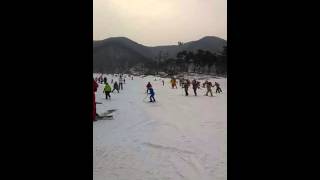 20160118 韓國雪場