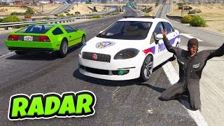 Sedan Arabalar ile Otobanda Radar Kontrol Yapıyoruz - GTA 5