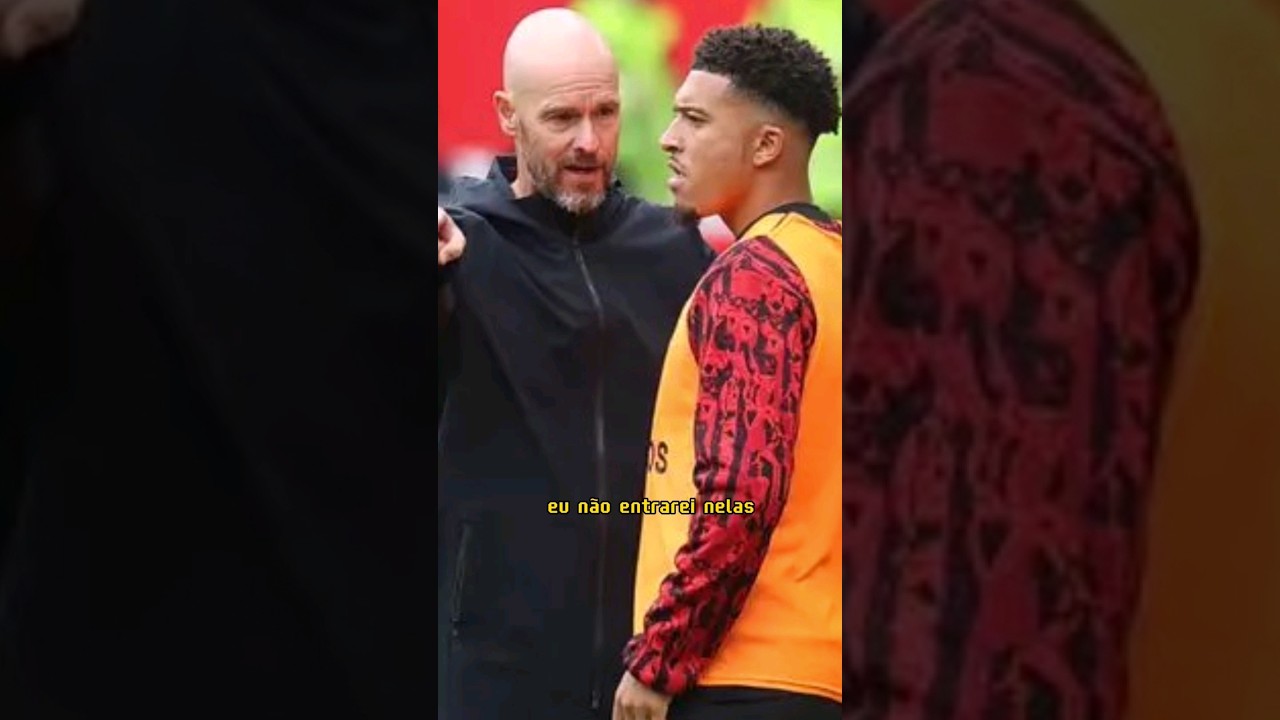 Tenso Rapper Manchester Clima tenso no Manchester United, agora é entre Ten Hag e Sancho! # ...