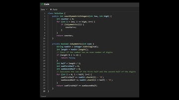 2843 Count Symmetric Integers