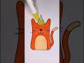 Cute Little Cat Lost Its Color #shorts #short #color #cartoon