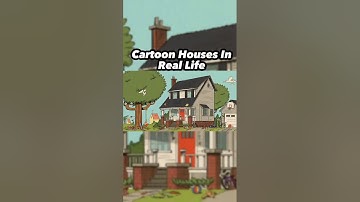 Cartoon Houses In Real Life #shorts