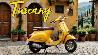 Lucca Italy on a Vespa