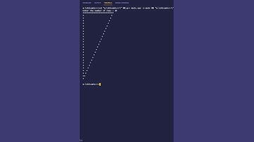 hollow inverted right triangle star pattern in  c++ | PWOS #shorts