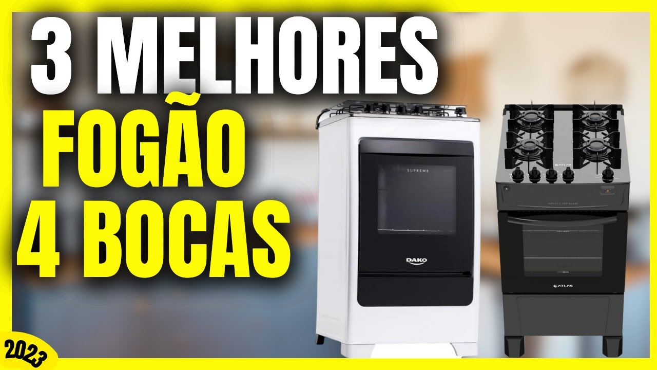 OS MELHORES Fogão 4 bocas do Mercado para VOCÊ Comprar 2023?QUAL Melhor