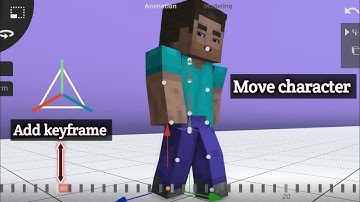 Make smooth Minecraft walk cycle animation in prisma3d #prisma3d #minecraft