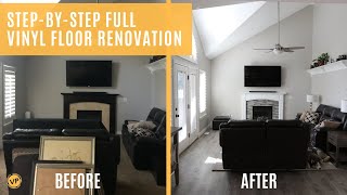 How To Install Vinyl Plank Flooring For Beginners Easy Step-by-Step