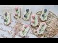 How to make SWEET PEA FLOWER COOKIES for Mother&#39;s Day