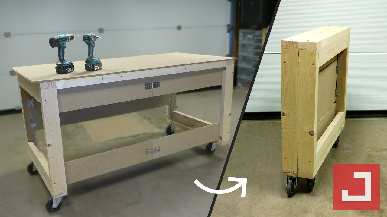 How to make a simple folding mobile workbench ? 