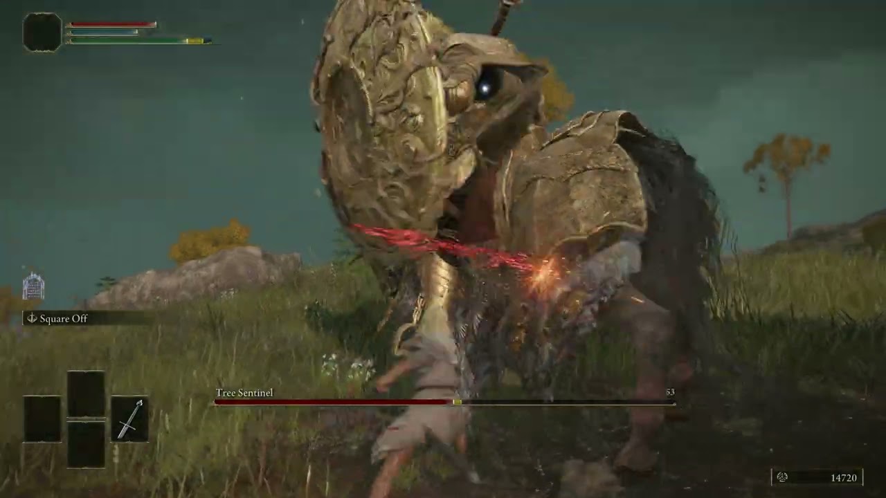 Elden Ring - Tree Sentinel Boss Fight [NO HIT, LVL1, ONLY R1, SKILL FIGHT, NO RUN]